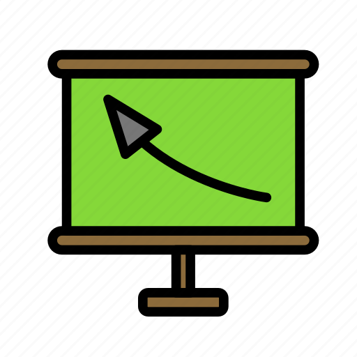Arrow, finance, grow, panel, percent, profit icon - Download on Iconfinder