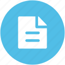 document, draft, file, note, sheet, text
