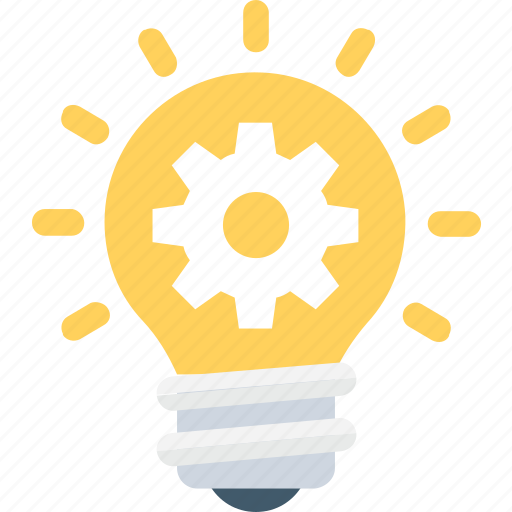 Bulb, cog, creative, idea, solution icon - Download on Iconfinder