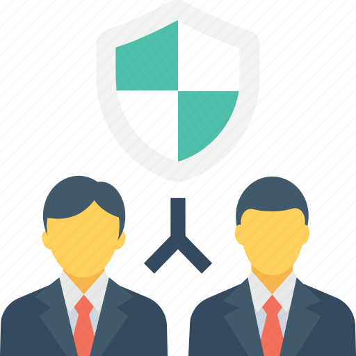 Brokers, businessmen, insurance, insurance agent, shield icon - Download on Iconfinder