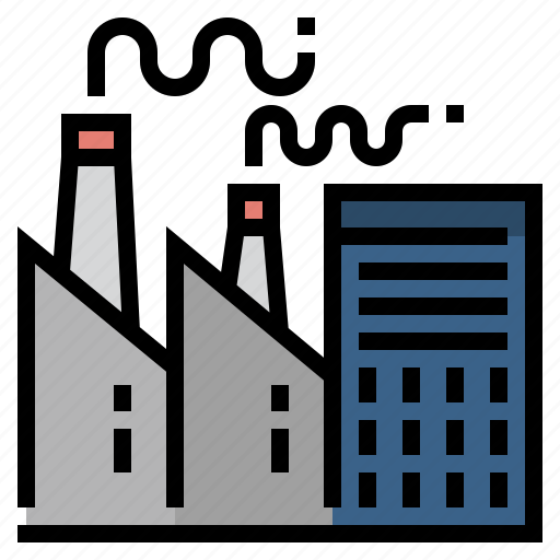 Building, energy, factory, industrial, industry, manufacture icon - Download on Iconfinder