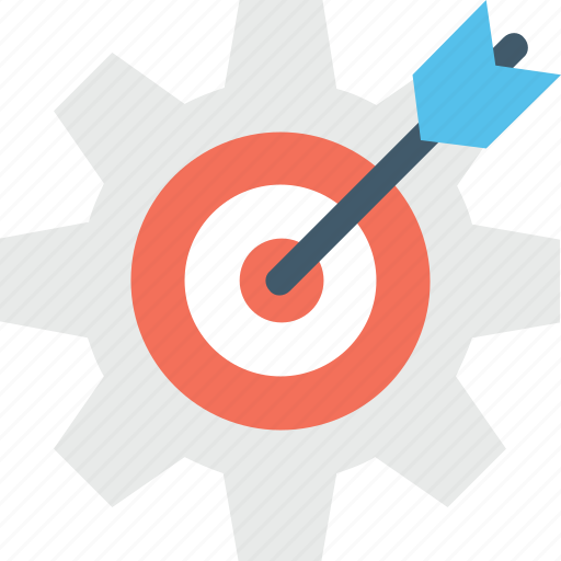 Bullseye, cog, dartboard, goal, target icon - Download on Iconfinder