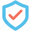 antivirus, firewall enabled, protection, shield, tick 
