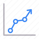 arrow, chart, graph, growth, increase