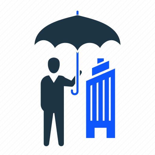 Business, insurance, man, protected, protection, safe, umbrella icon - Download on Iconfinder