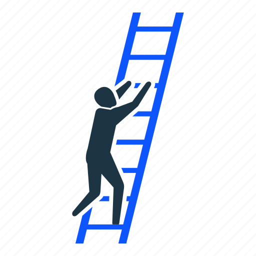 Business, business success, business vision, businessman, career ladder, man, stairs icon - Download on Iconfinder