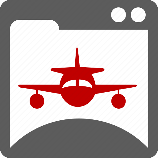 Landing, page, plane, website icon - Download on Iconfinder