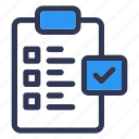 checklist, clipboard, data, document, extension, list