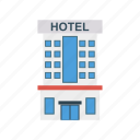 building, hotel, plaza, tower