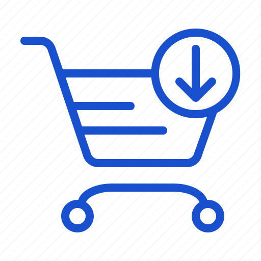 Arrow down, cart, download, ecommerce, shopping icon - Download on Iconfinder