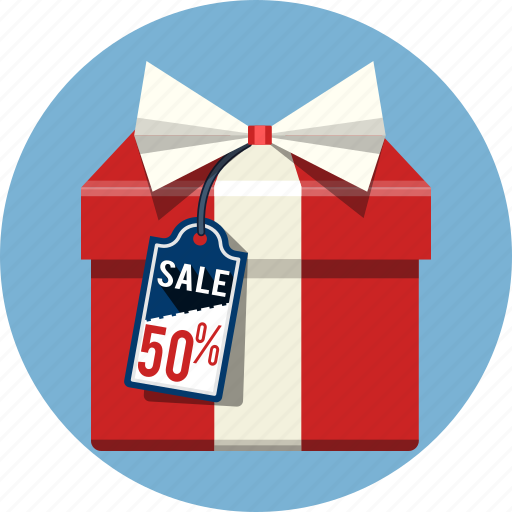 Gift, label, present, promotion, ribbon, shopping, store icon - Download on Iconfinder