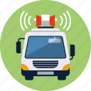 amplifier, commerce, logistic, loudspeaker, publicity, truck, van 