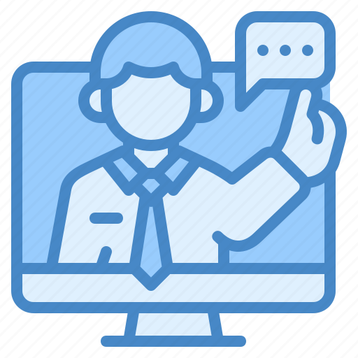 Online consulting, elearning, learning, education, online, business, study icon - Download on Iconfinder