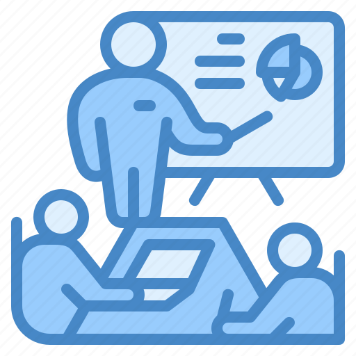 Meeting, conference, presentation, team, group, businessman icon - Download on Iconfinder