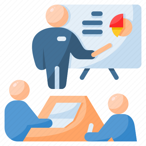 Meeting, conference, presentation, team, group, businessman icon - Download on Iconfinder