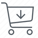 buy, cart, commerce, download, e, shopping