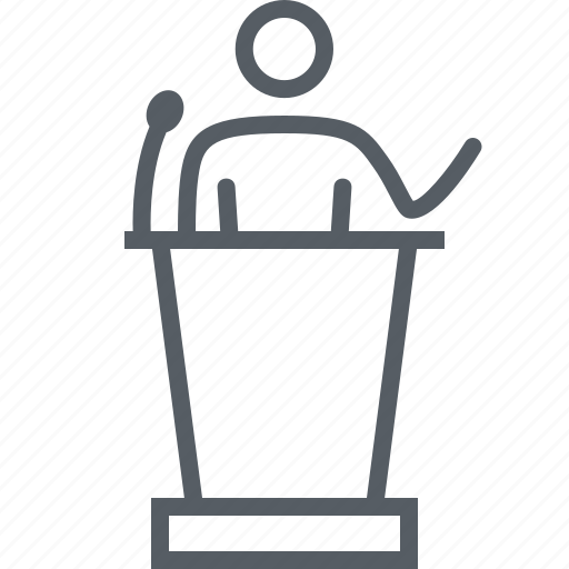 Chairman, conference, people, presentation, speech icon - Download on Iconfinder
