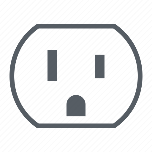 Electricity, energy, outlet, power, socket, wall icon - Download on Iconfinder