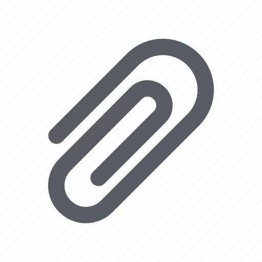 Attachment, clip, equipment, office, paperclip icon - Download on Iconfinder