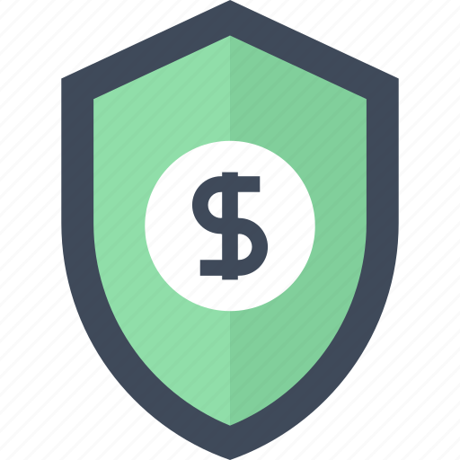Defense, insurance, money, protection, safety, security, shield icon - Download on Iconfinder