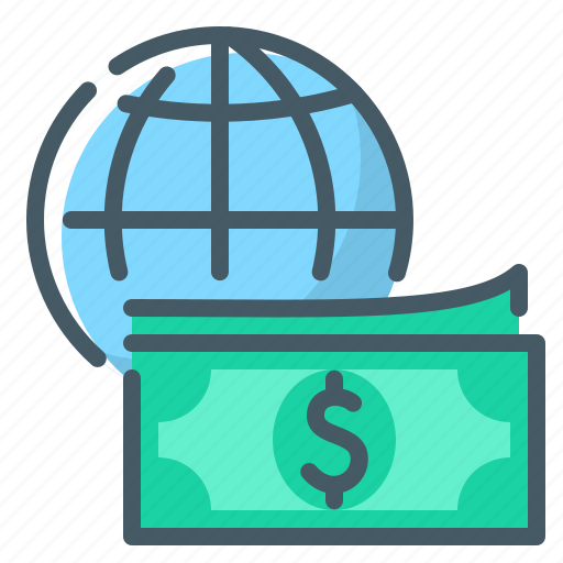 Globe, money, internet payment, payment, internet icon - Download on Iconfinder