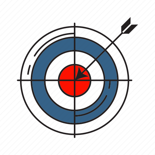 Accuracy, arrow, dart, marketing, strategy, success, target icon - Download on Iconfinder