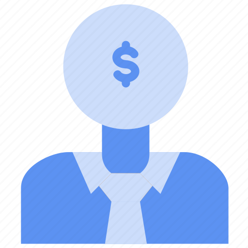 Business, finance, man, moneybukeiconcoinhead icon - Download on Iconfinder