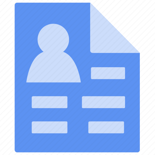 Bukeicon, cv, data, document, finance, personal, resume icon - Download on Iconfinder