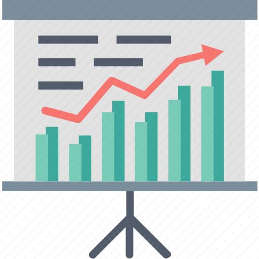 Presentation, analytics, business, chart, explanation, graph, report icon - Download on Iconfinder