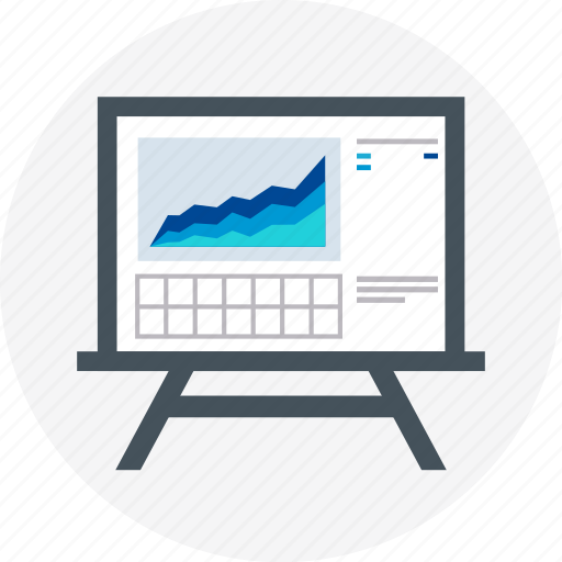 Board, chart, presentation, reports, statistics icon - Download on Iconfinder
