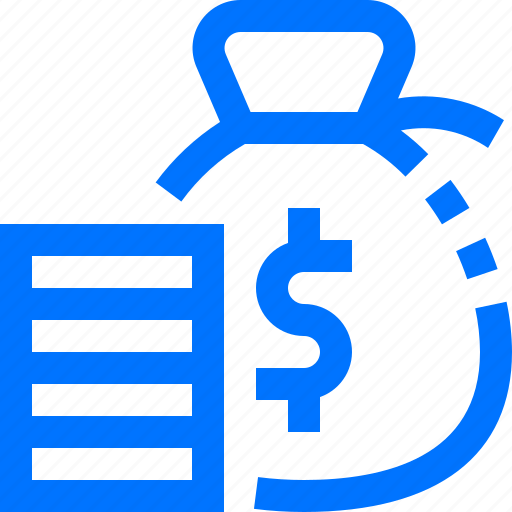 Bag, business, coin, finance, income, money, saving icon - Download on Iconfinder