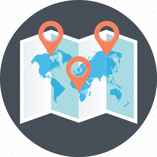 Geo location, gps, internet, locate, location, map icon - Download on Iconfinder