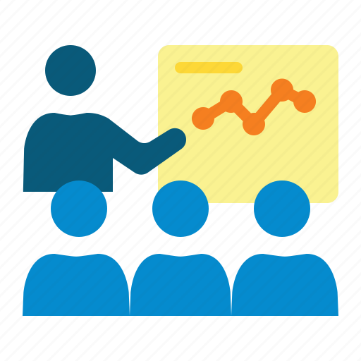 Presentation, chart, teamwork, finance icon - Download on Iconfinder