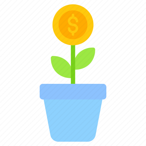 Dollar plant, money plant, investment growth, money growth, financial plant icon - Download on Iconfinder