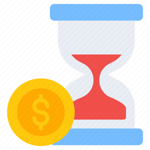 Time is money, business time, efficiency, productivity, investment time icon - Download on Iconfinder
