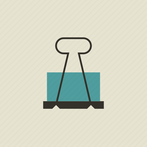 Binder, clip, equipment, file, holder, office, paperclip icon - Download on Iconfinder