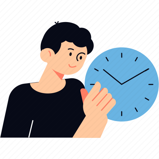 Clock, time, management, schedule, appointment, deadline, productivity illustration - Download on Iconfinder