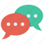 bubbles, chat, chat bubbles, chatting, comment, conversation, messages icon 