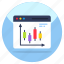 online data analytics, online infographic, online statistics, online business data, business chart 