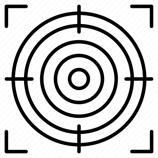 Target, bullseye, crosshair, reticle, focus icon - Download on Iconfinder