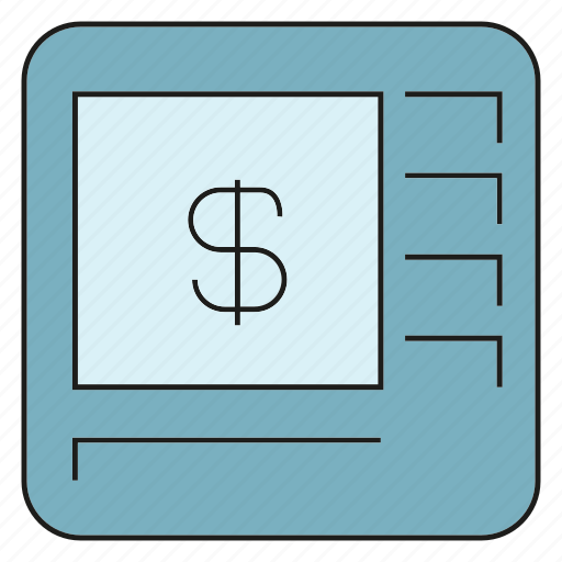 Atm, finance, money machine icon - Download on Iconfinder