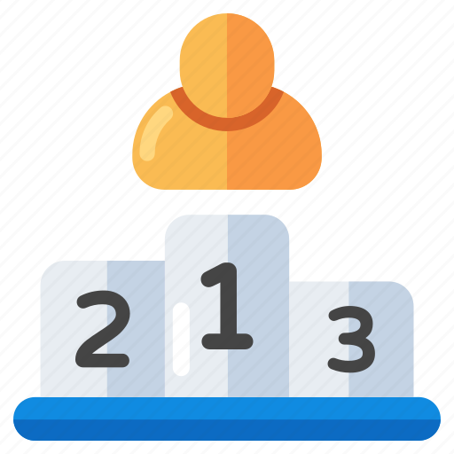 Ranking podium, position ranking, winner podium, leaderboard, victory stage icon - Download on Iconfinder