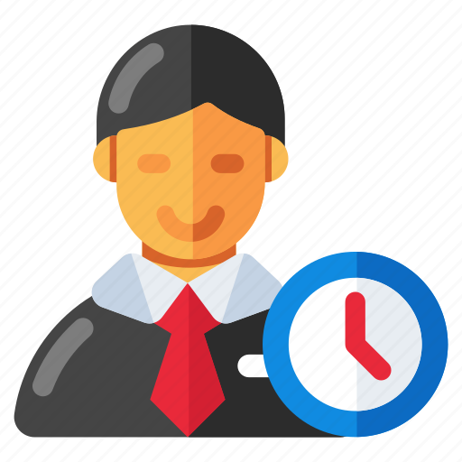 Punctual employee, punctual person, punctual user, punctual businessman, punctuality icon - Download on Iconfinder