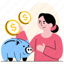saving capital, saving investment, money in piggy bank, money savings, capital savings