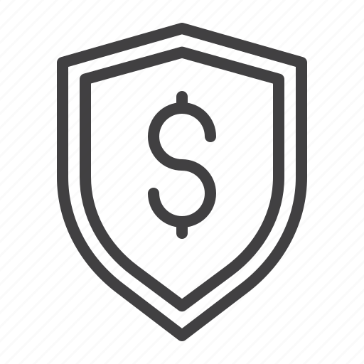 Money, security, protection, shield icon - Download on Iconfinder