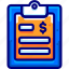 bukeicon, document, financial, note 