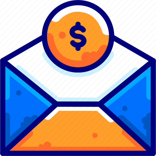 Bukeicon, business, dollar, envelope, finance, money, transfer icon - Download on Iconfinder