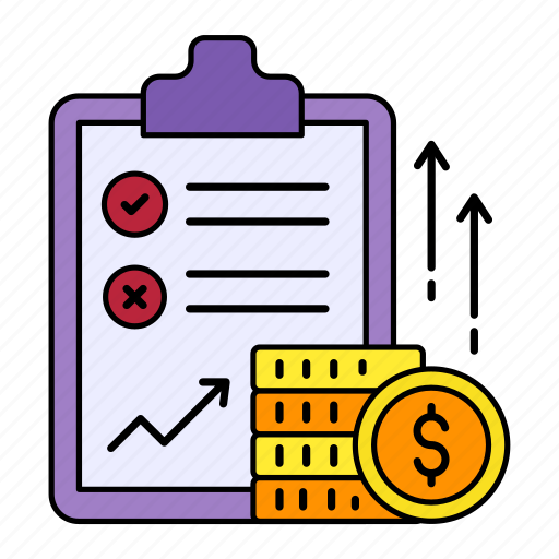 Balance sheet, clipboard, finance, loss, profit, report, statement icon - Download on Iconfinder