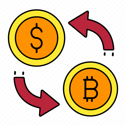 Bitcoin, conversion, currency, currency converter, dollar, exchange, money icon - Download on Iconfinder