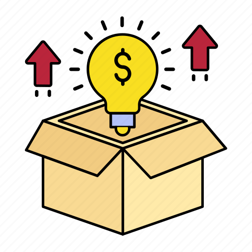 Box, business, equity, financing, idea, innovation, research icon - Download on Iconfinder